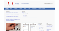 Desktop Screenshot of diabete.com.br