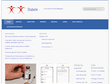 Tablet Screenshot of diabete.com.br